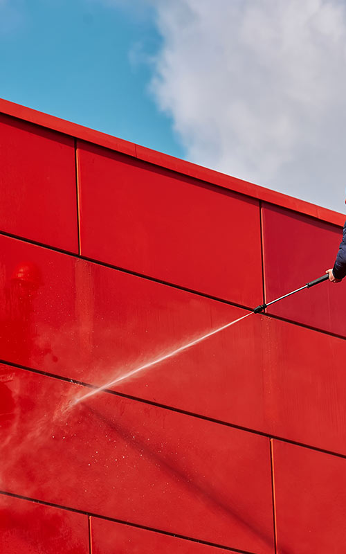 Wall Pressure Washing