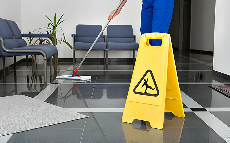 office deep cleaning checklist - floor cleaning