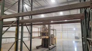 Professional warehouse cleaning services in Baltimore removing industrial dust