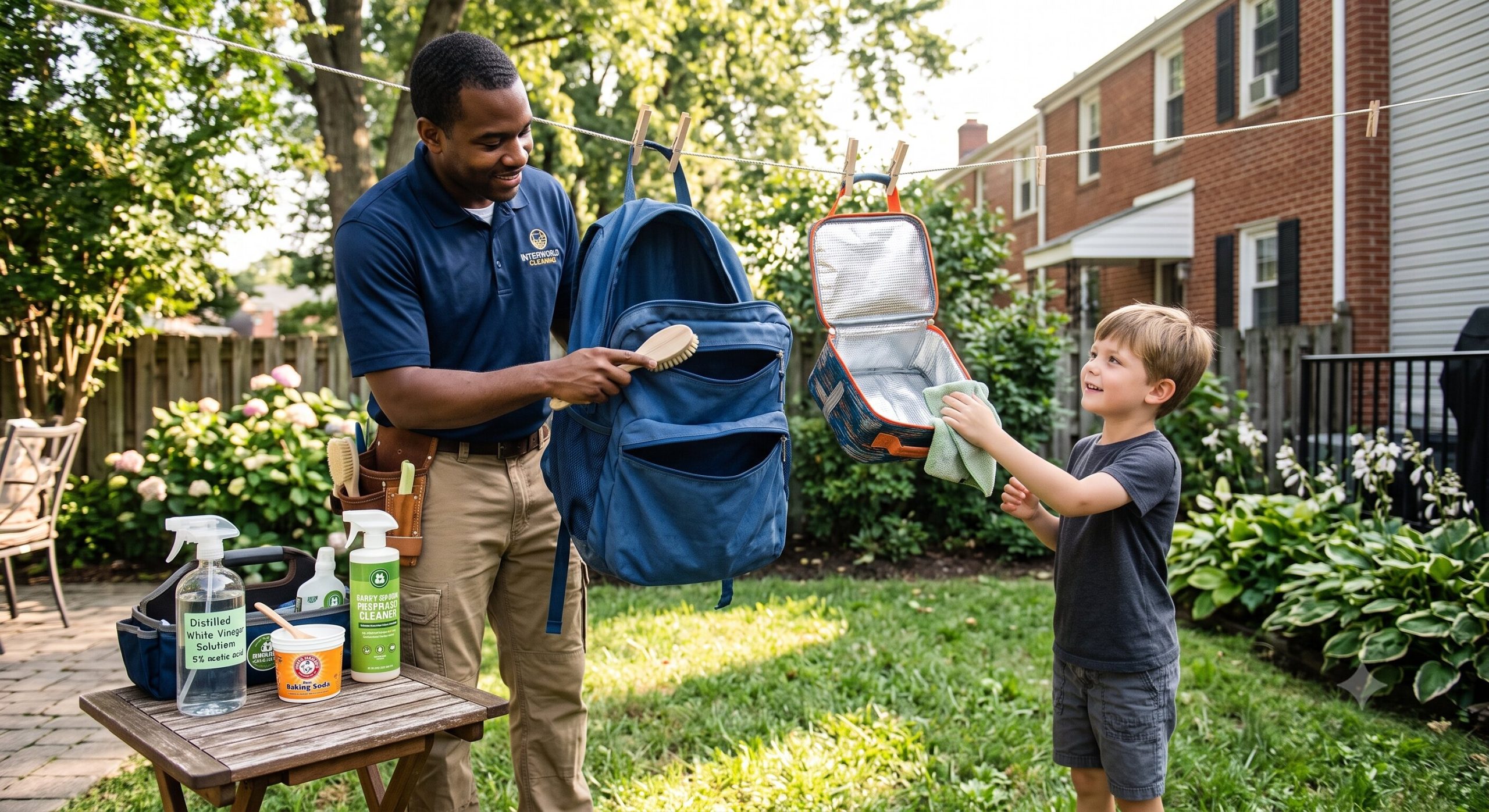 Professional Residential Deep Cleaning: Outdoor Backpack and Lunchbox Mold Sanitization