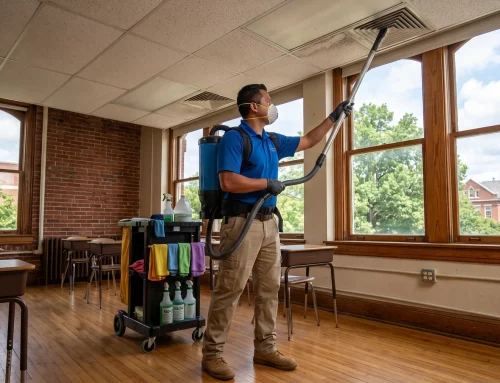 How Strategic Janitorial Routines Combat Mold and Air Quality Issues in Older School Buildings